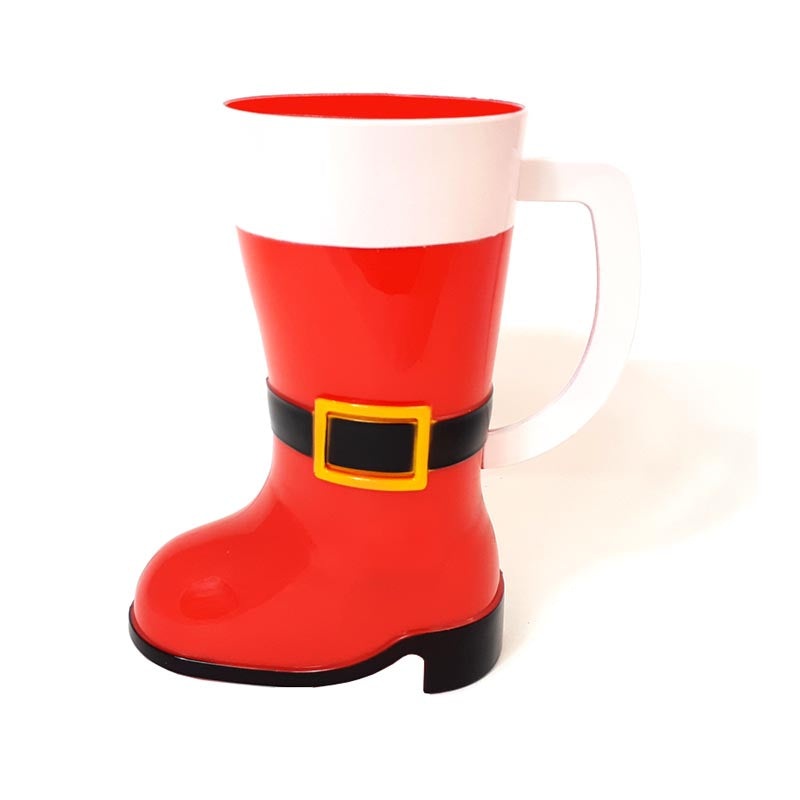 Santa Boot Mug – Plastic – 10 ounce