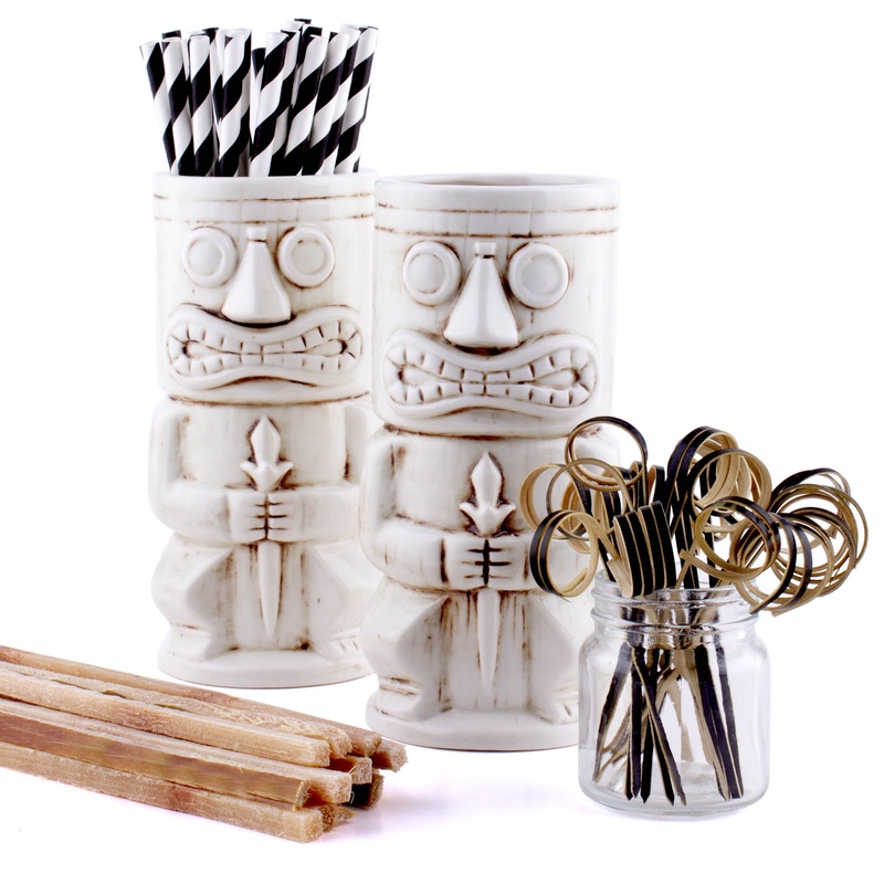 Stone God Tiki Drinkware Gift Set