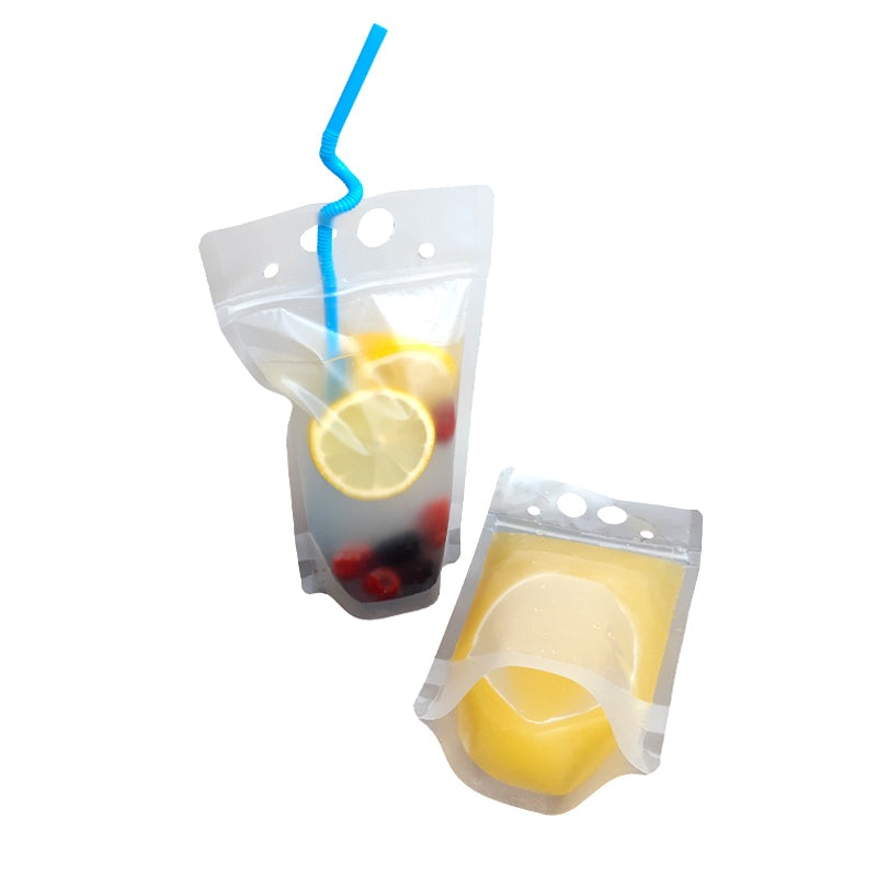 To Go Drink Pouch w/Straw – 17oz