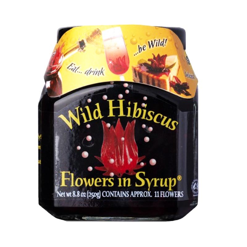 Wild Hibiscus Flowers in Syrup