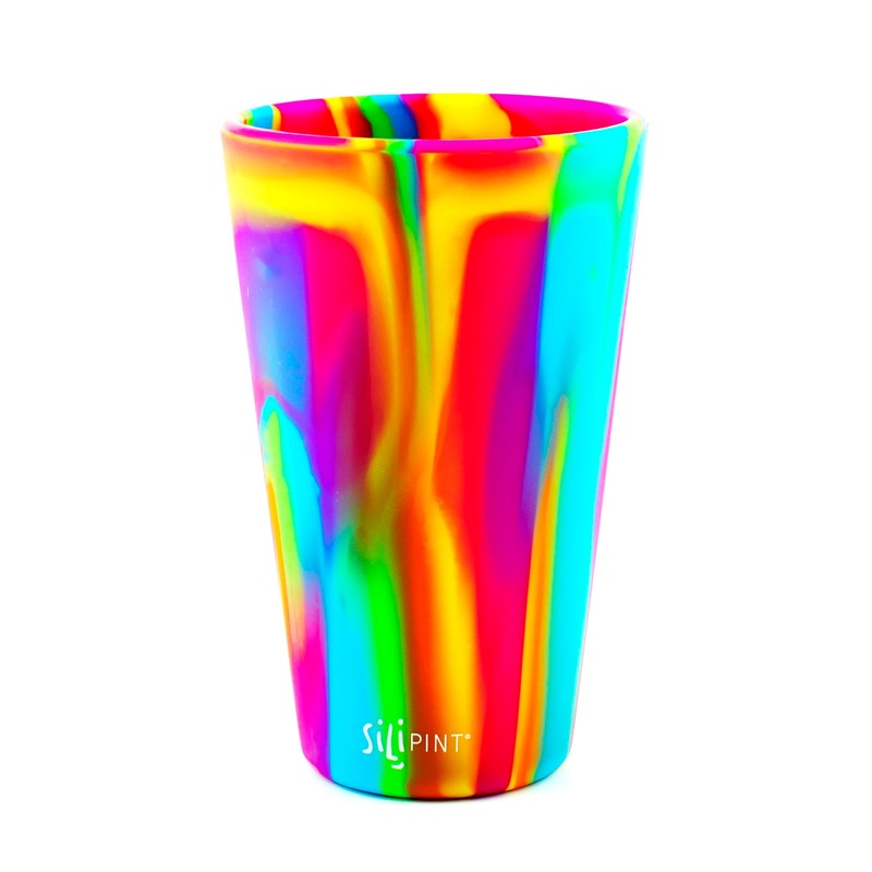 16 ounce – Silicone Pint Glass – (Color Options)