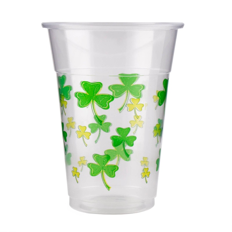 16 ounce Soft Plastic Cups – St. Patrick’s – 20 Ct.