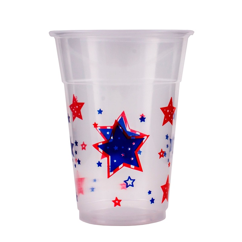 16 ounce – Soft Plastic Cups – Stars 20 ct.