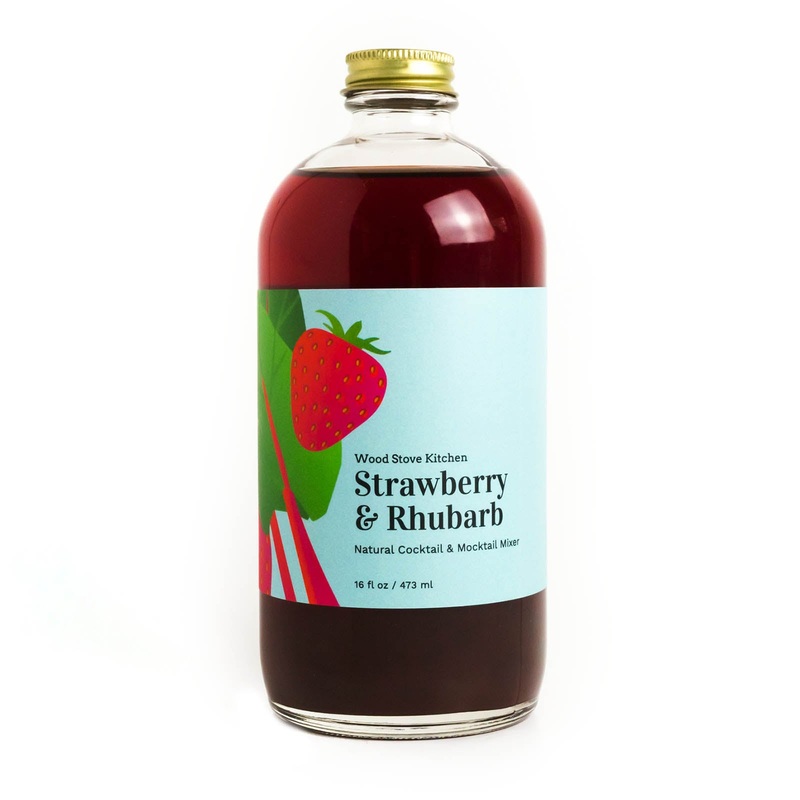 16 ounce – Strawberry & Rhubarb Mixer – 16 ounce
