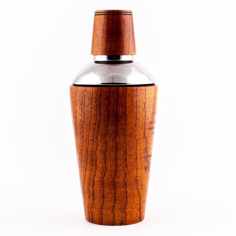 17 Ounce – Solid Wood 3 Piece Cocktail Shaker