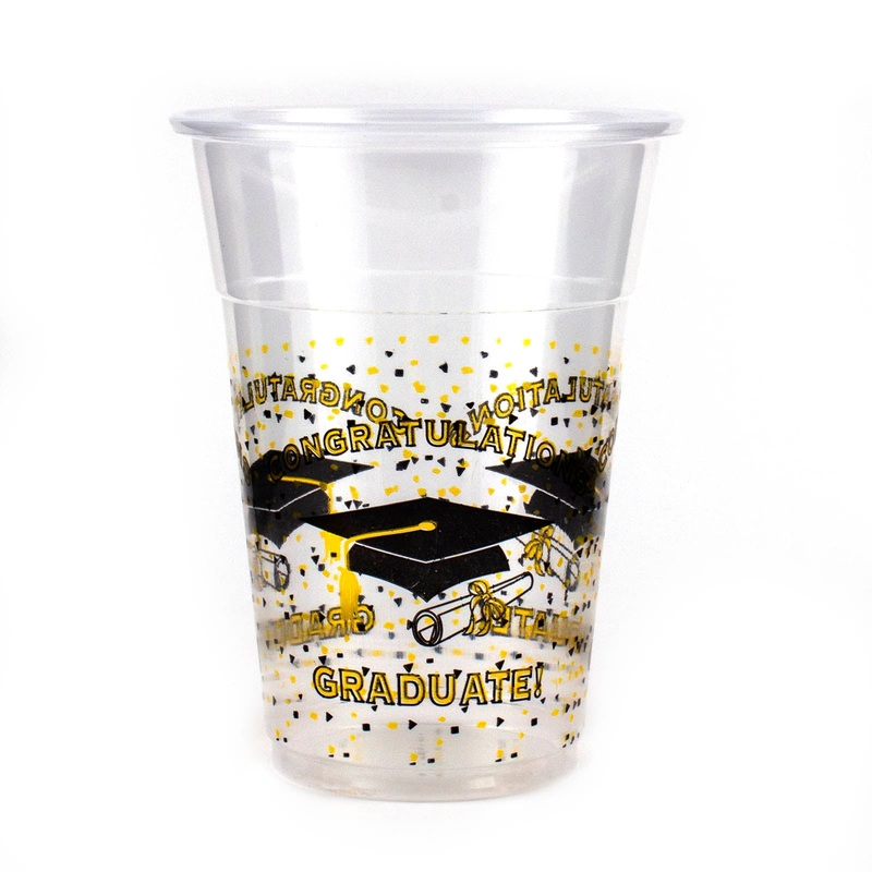 20ct. Graduation Soft Plastic Cups – 16 ounce