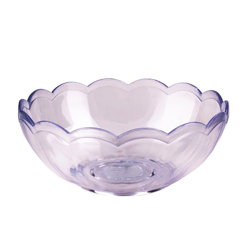 8 ounce – Clear Hard Plastic Bowl