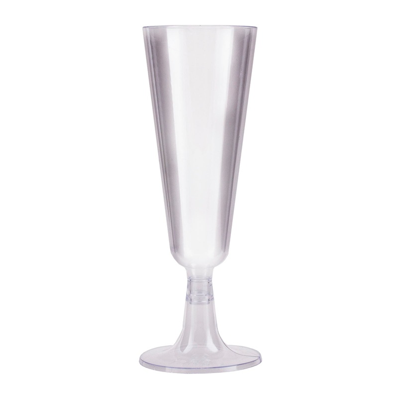 Clear 2 piece Mimosa Flutes – 20 Ct. – 5.5 ounce