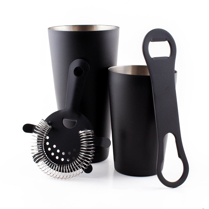 4 piece Set w/V-Rod – Black Grip