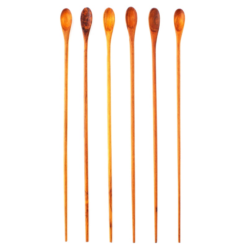 6 pack – Bali Teak Stirring Spoons