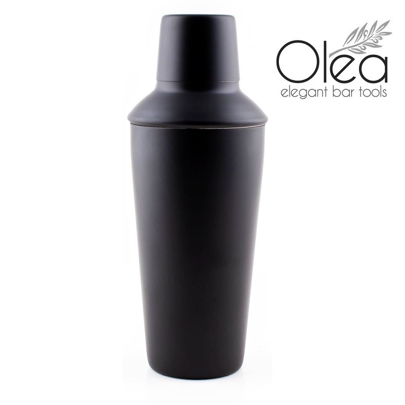 Olea Black Matte Shaker – 24 ounce – 3 Piece