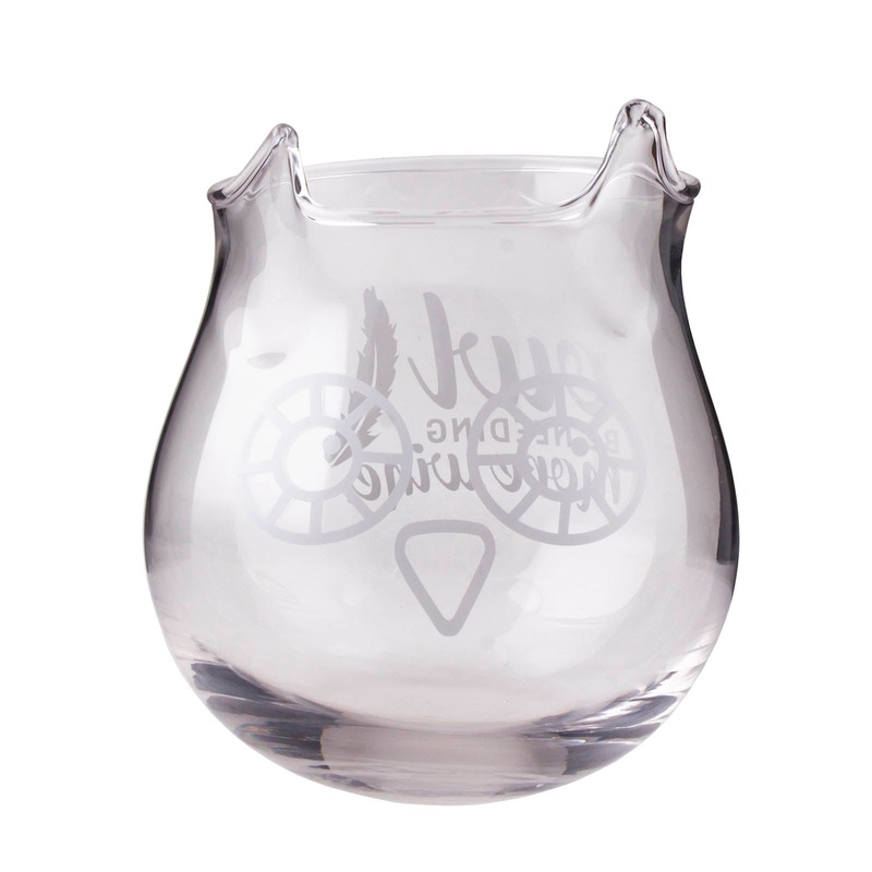 Stemless Wine Glass – 14oz – The Owl