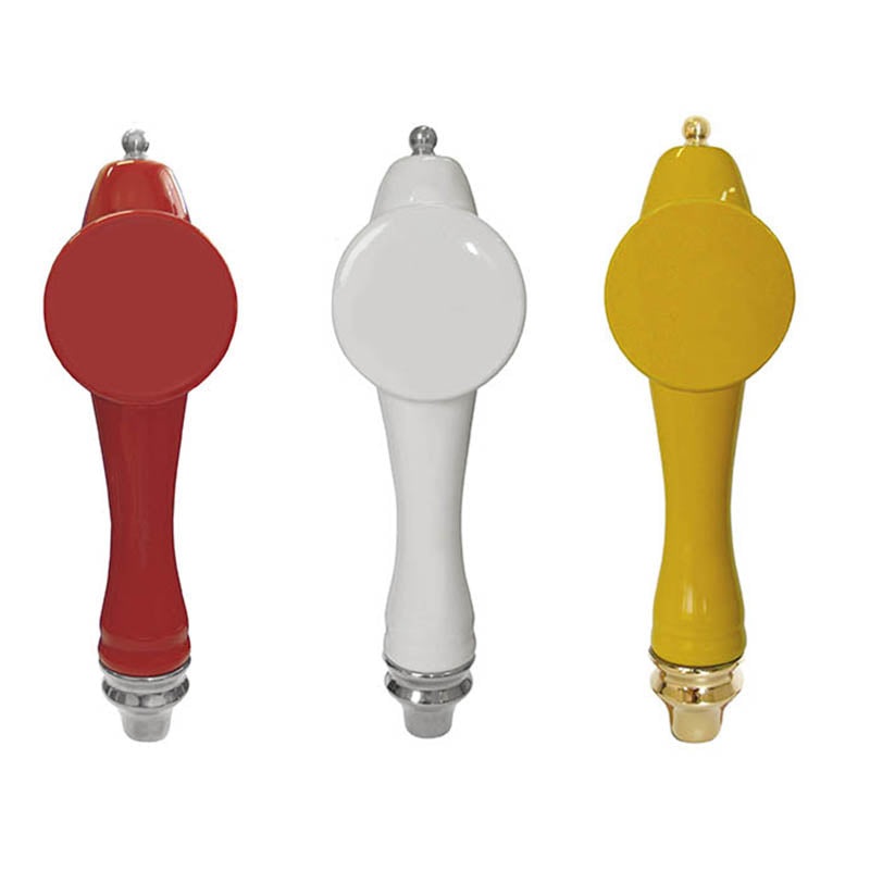 TAP HANDLE – 10.86 H X 2.95 W|Yellow with Gold|Red|White with Gold