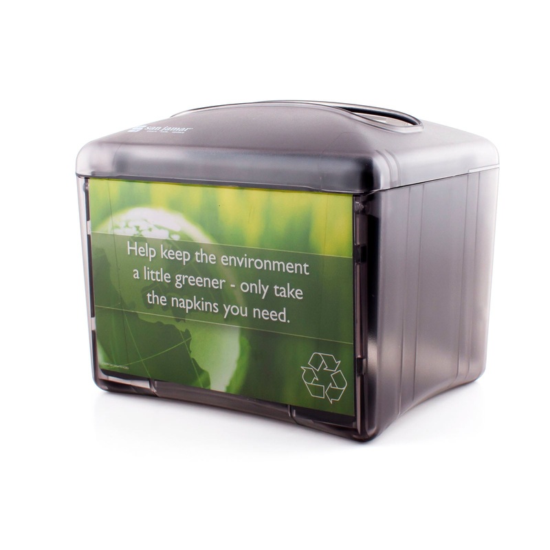 Venue Tabletop Interfold Napkin Dispenser – San Jamar – Black Pearl