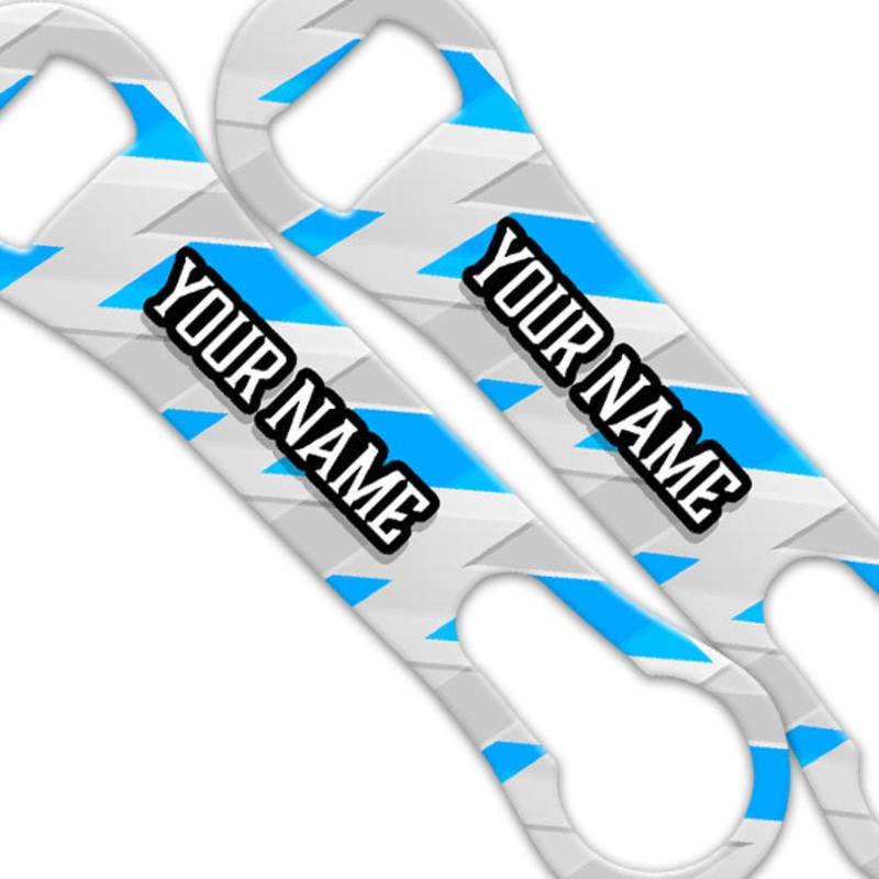 ADD YOUR NAME V-ROD BOTTLE OPENER – TECH BLUE