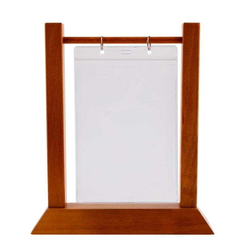 BarConic Flip Menu – Wooden – 4×6 insert