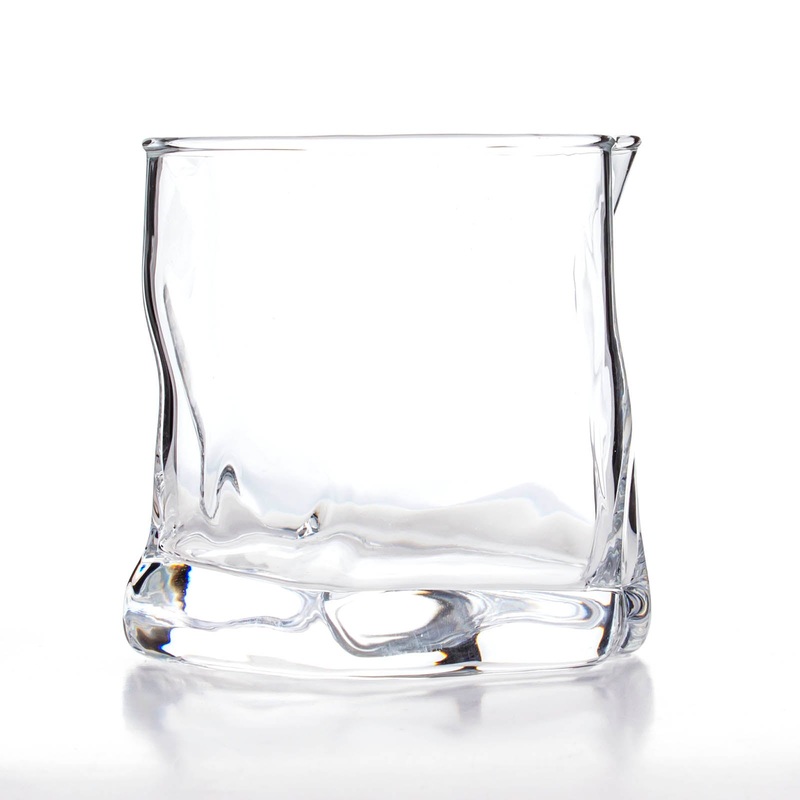 BarConic Twist Shape Rocks Glass (Quantity Options) – 9.5 ounce