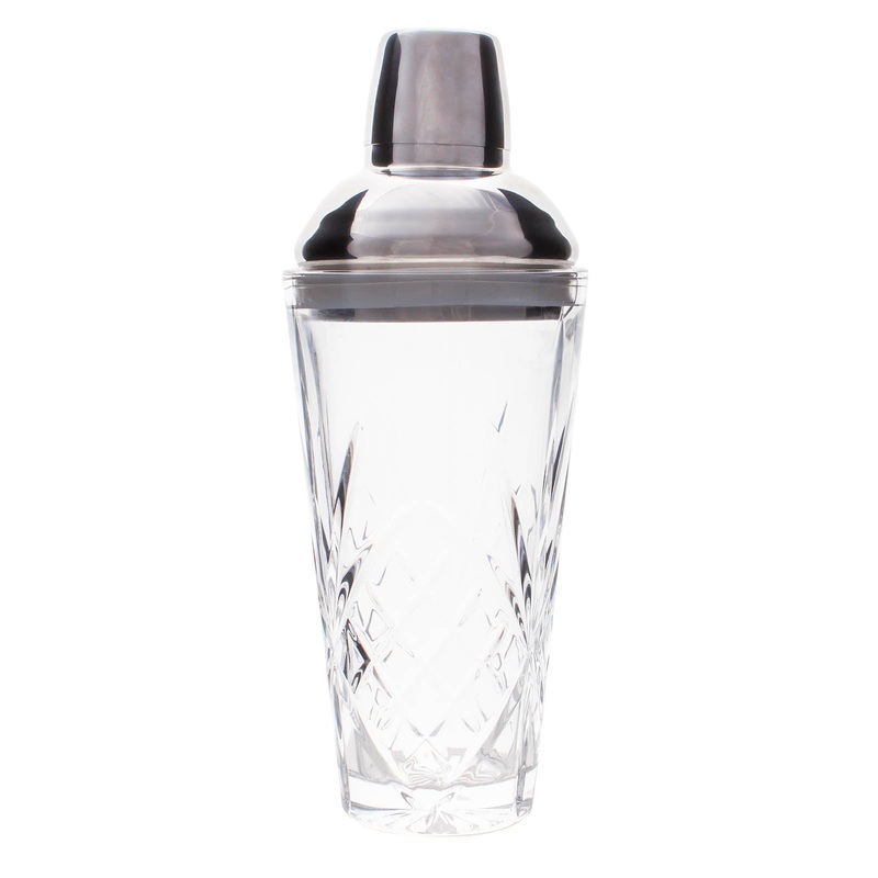 BarConic Vintage Diamond Shaker – Glass – 20 ounce