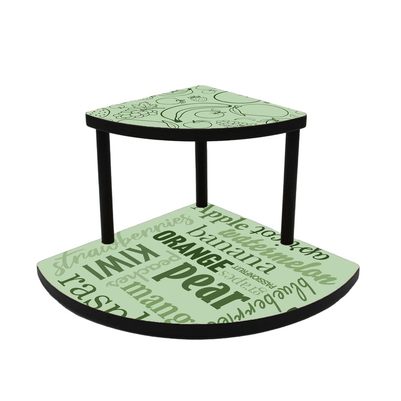 Counter Caddies –  9 Tall FRUIT Themed – Available in Black and Stain
