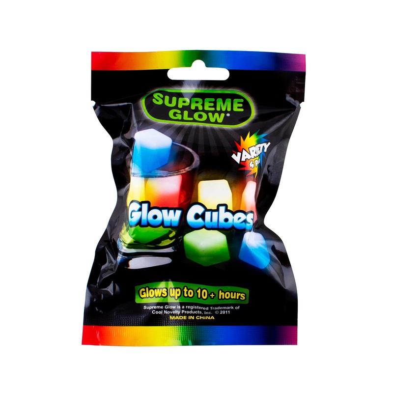 Glow Ice Cubes – 4pk