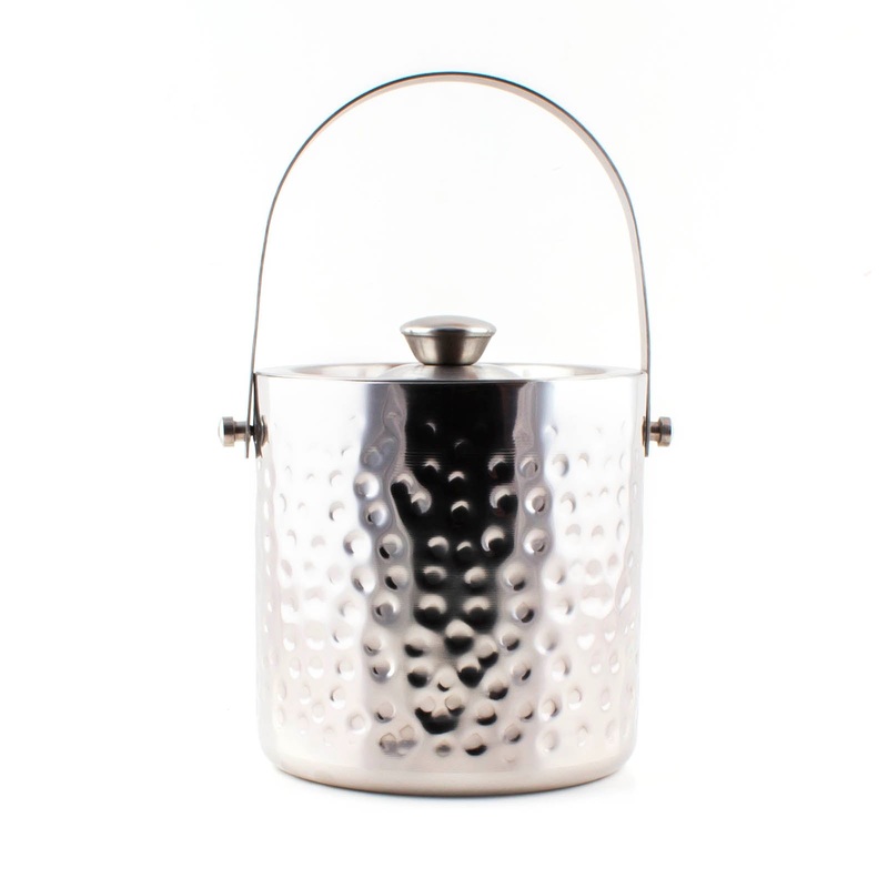 Hammered Double Wall Ice Bucket – 1.8 QT – BarConic