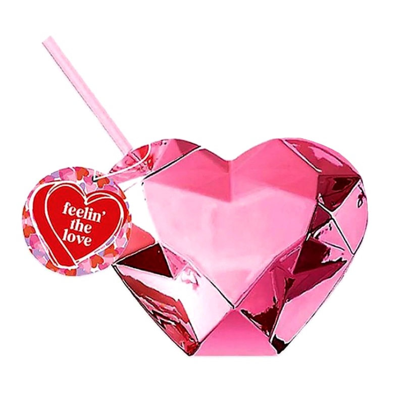 Pink Heart Shaped Novelty Cup – 20 ounce