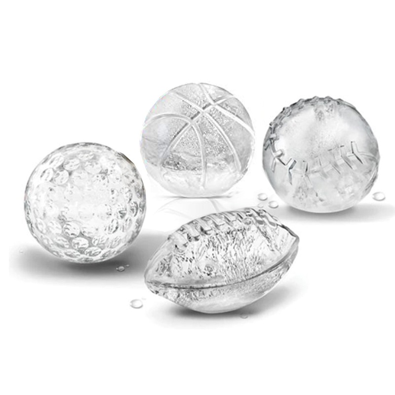 Sports Ball Ice Molds – Set of 4