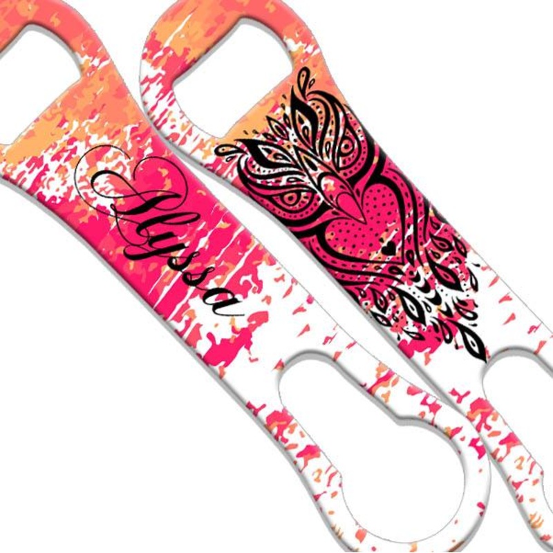 ADD YOUR NAME Tribal Owl V-Rod Bottle Opener