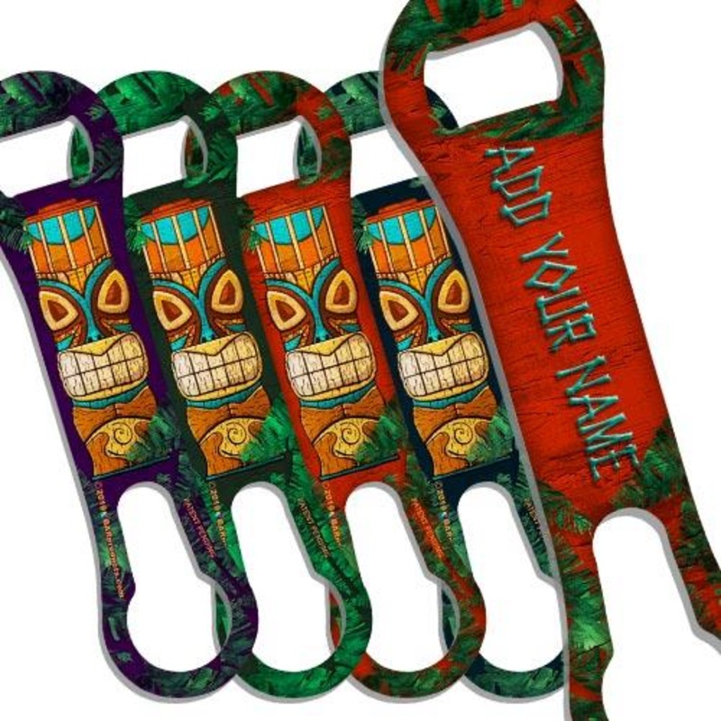 ADD YOUR NAME V-ROD Bottle Opener  Tiki Idol  Several Color Options