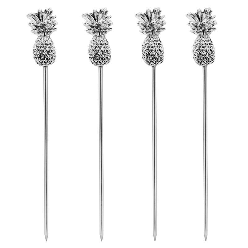 BarConic Cocktail Picks – Pineapple – 4 pack