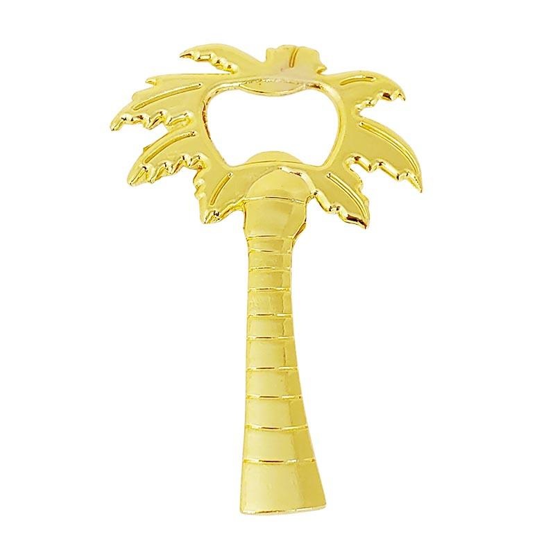 BarConic Palm Tree Zinc Alloy Gold Plated Bottle Opener
