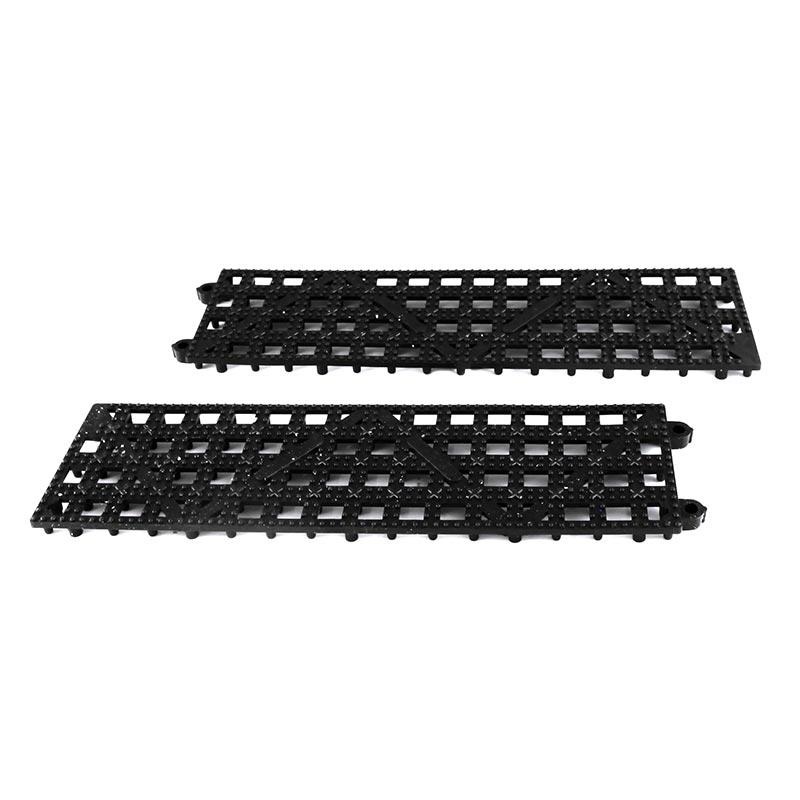 Black Interlocking Bar Mat Strip