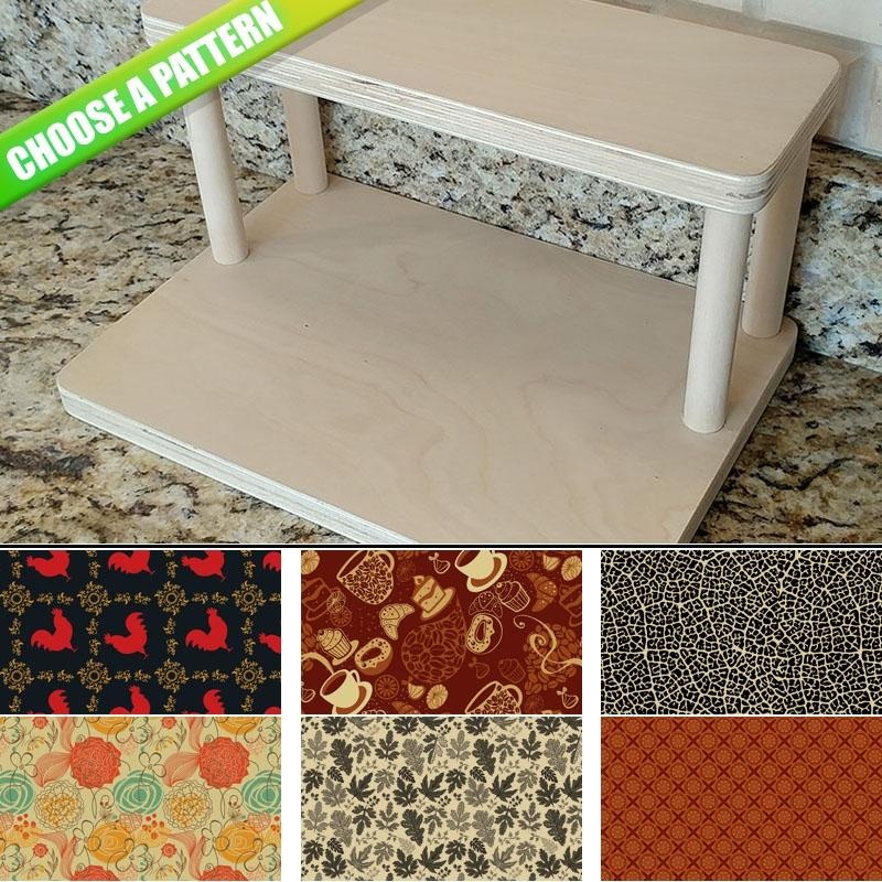 CHOOSE YOUR PATTERN – Counter Caddies – 12 INCH STRAIGHT UNIT