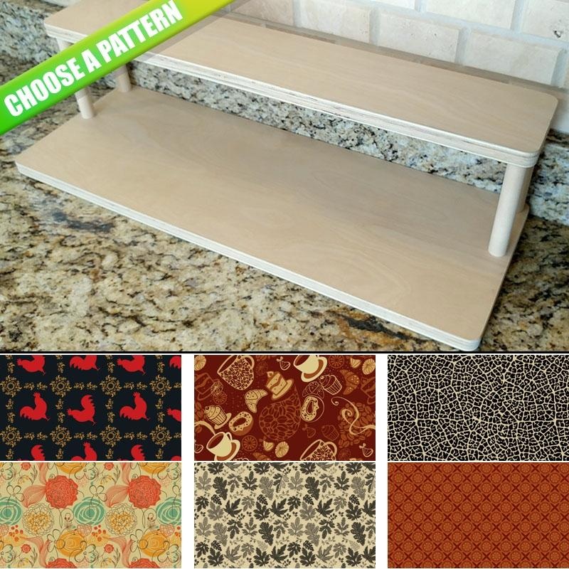 CHOOSE YOUR PATTERN – Counter Caddies – 24 INCH STRAIGHT UNIT