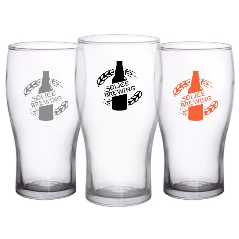 CUSTOMIZABLE Imperial Pub Glass- Company1 – 20oz