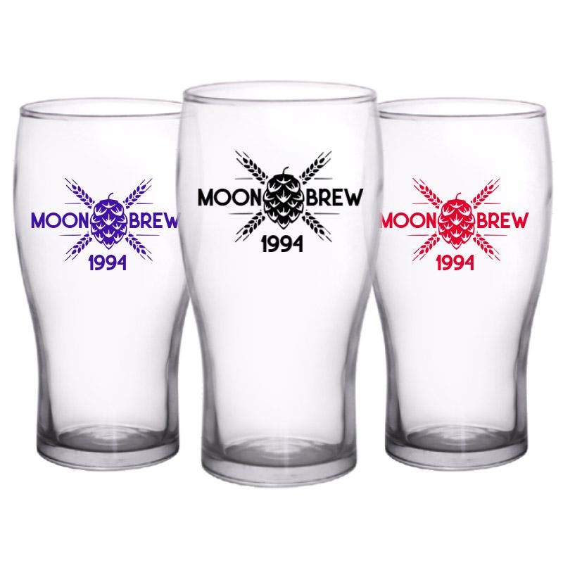 CUSTOMIZABLE Imperial Pub Glass- Company2 – 20oz