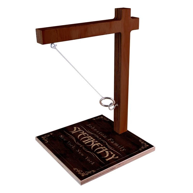 CUSTOMIZABLE Large Tabletop Ring Toss Game – Speakeasy