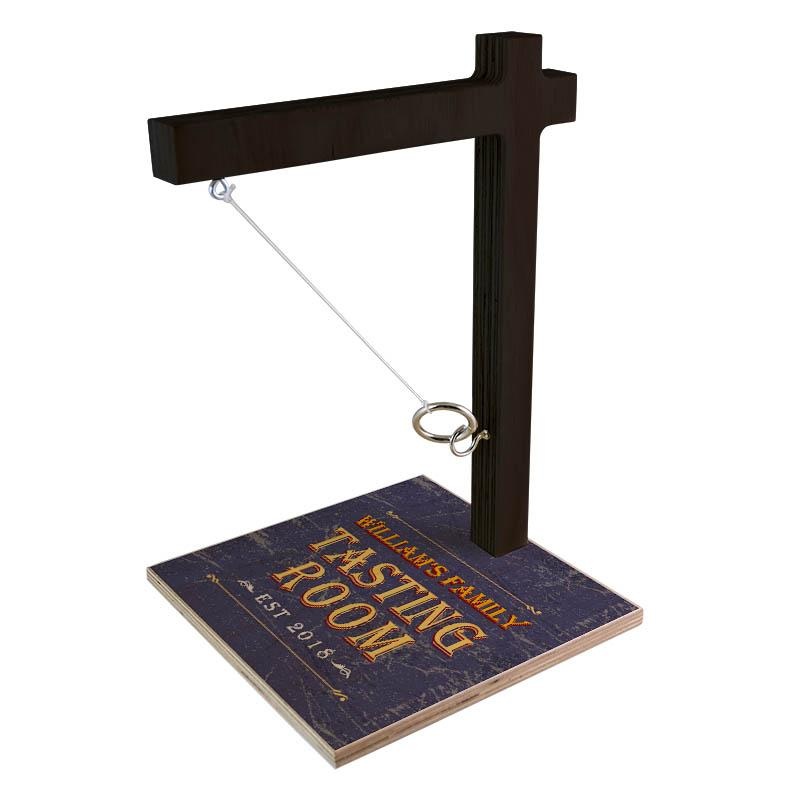 CUSTOMIZABLE Large Tabletop Ring Toss Game – Tasting Room