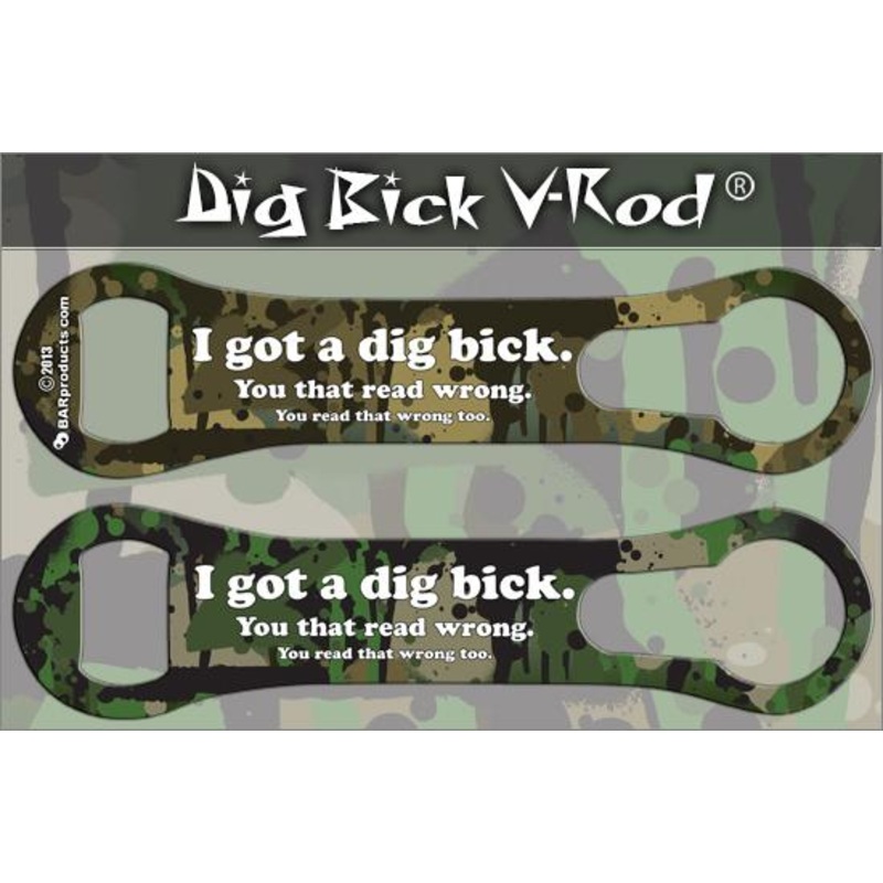 Dig Bick Kolorcoat V-Rod Bottle Opener