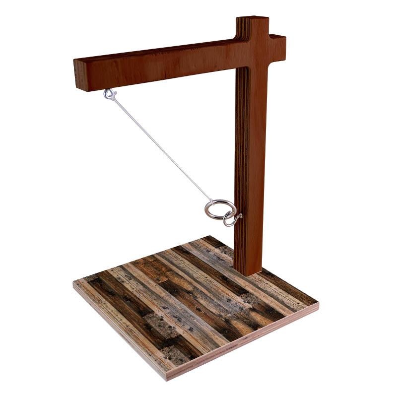 Large Tabletop Ring Toss Game – Planks