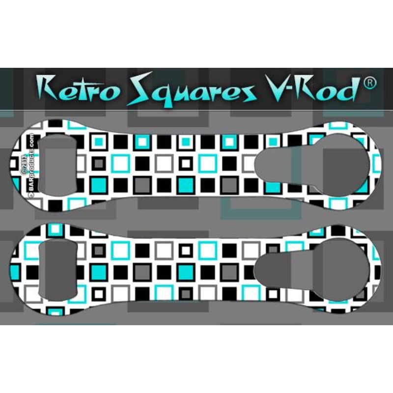 Retro Squares Kolorcoat V-Rod Bottle Opener