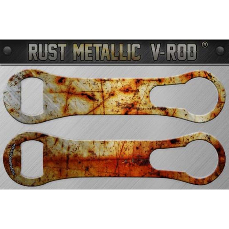 Rust Metallic V-Rod Bottle Opener