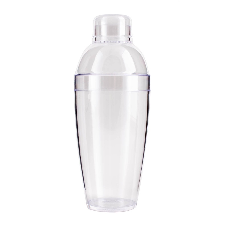 3 piece Cocktail Shaker – Plastic -Capacity Option