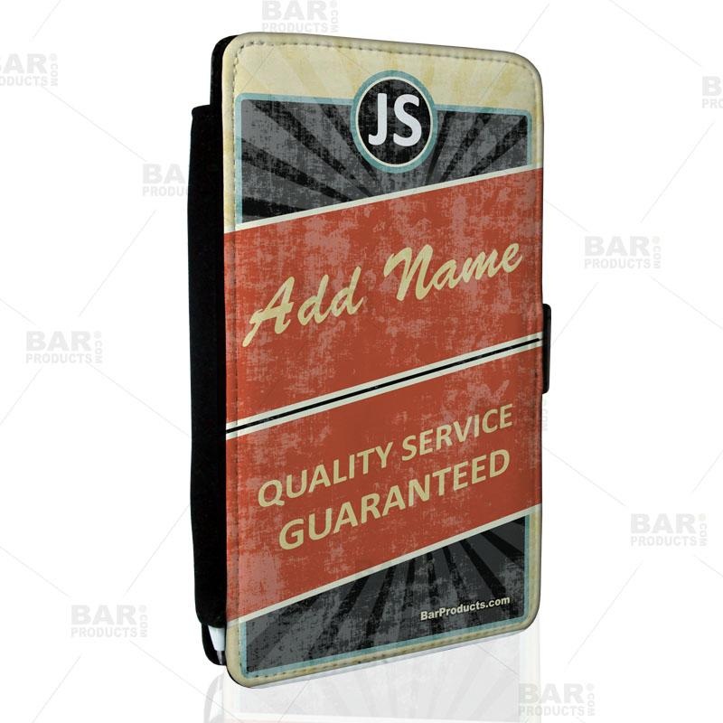 ADD YOUR NAME – Retro Guest Check Pad Holder