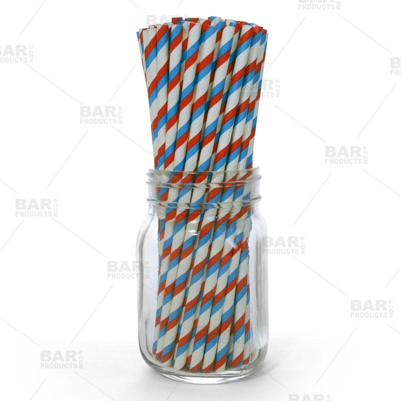 BarConic USA Paper Straws – 100 pack