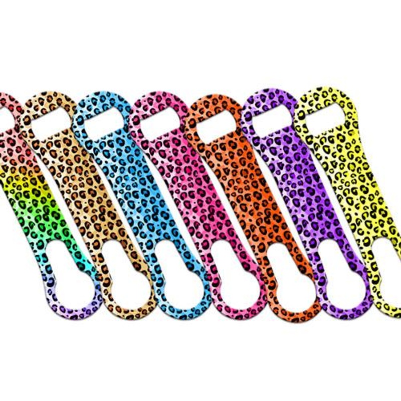 Cheetah Print V-Rod Bottle Openers