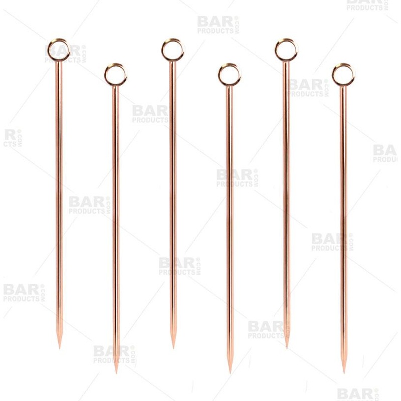Copper Plated – Cocktail Picks (6)