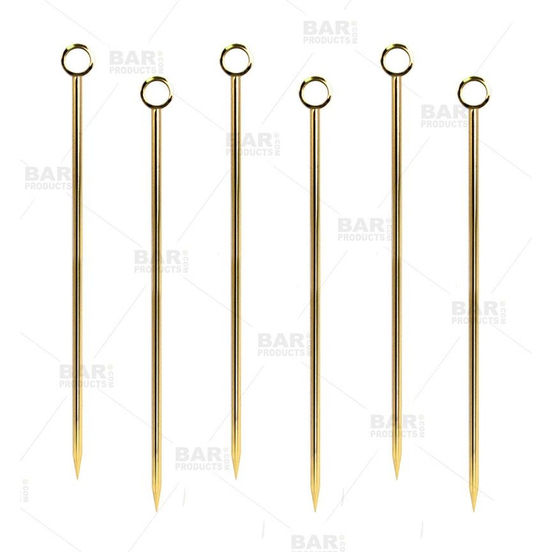 Gold Plated – Cocktail Picks (6)