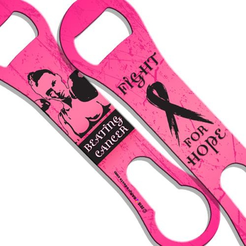 Kolorcoat Fight For Hope – V-Rod Bottle Opener – Breast Cancer Awareness