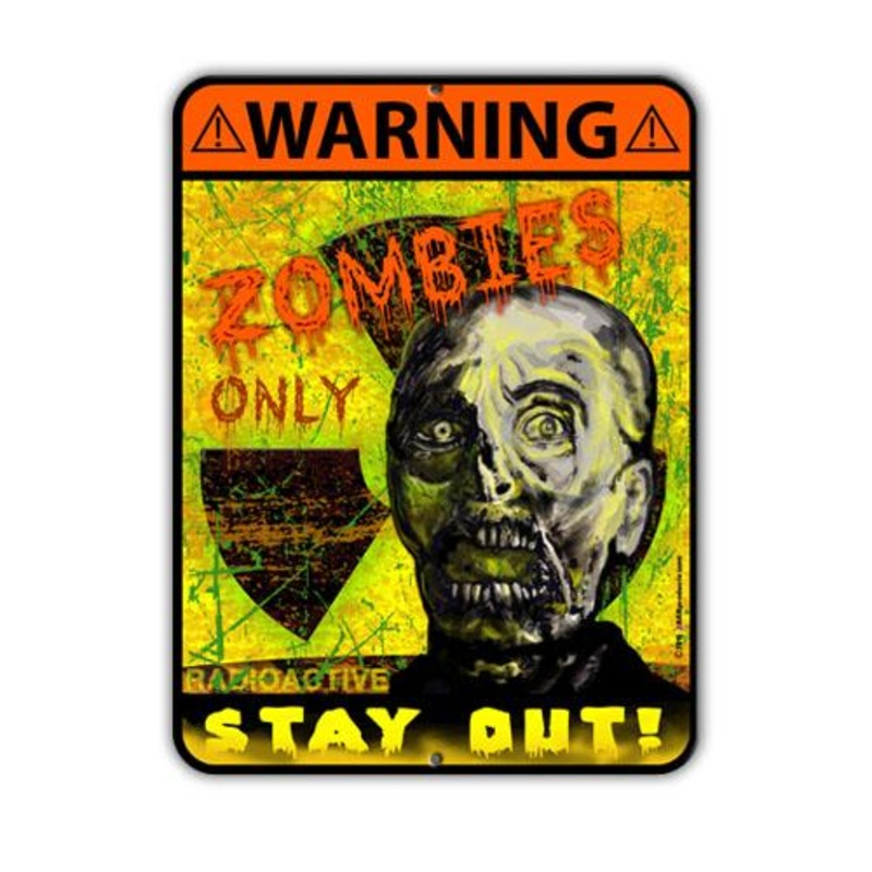 Kolorcoat Metal Bar Signs – Zombie – 9×12